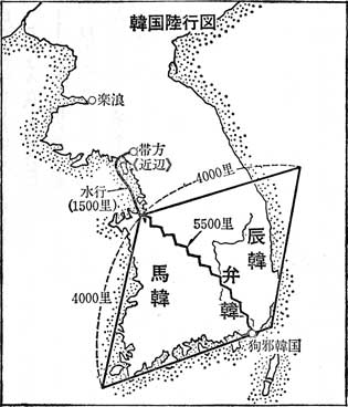 韓国陸行図